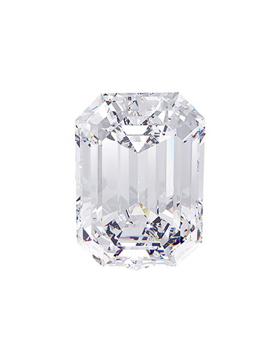 Diament emerald 0,70 ct GVS1