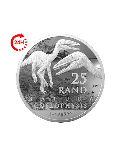 Srebrna moneta Coelophysis Natura 2020