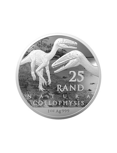 Srebrna moneta Coelophysis Natura 2020
