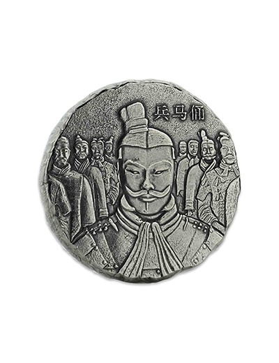 Srebrna moneta Terakotowa Armia