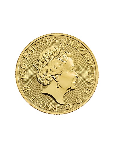 Złota moneta Bestie Królowej