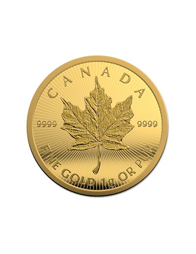 Złota Moneta Liść Klonowy 1 g