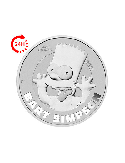Moneta srebrna Bart Simpson