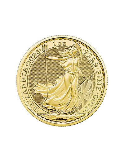 Złota moneta Britannia 2023