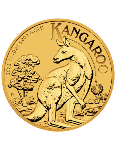 Australijski Kangur 1/10 oz złota