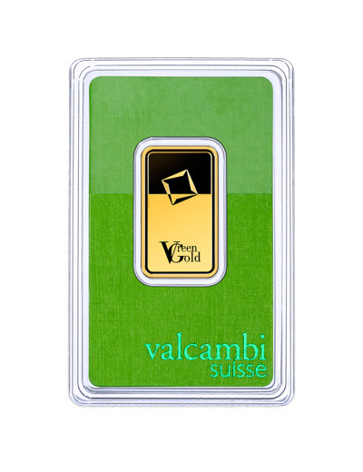 Sztabka złota Valcambi Green Gold 20 gramów