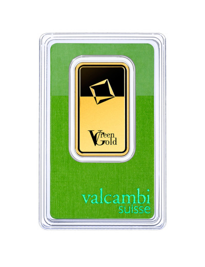 Sztabka złota Valcambi Green Gold 1 oz