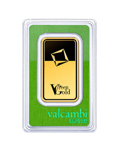 Sztabka złota Valcambi Green Gold 100g