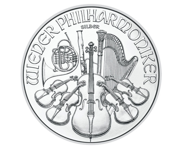 Srebrna moneta Wiedeński Filharmonik