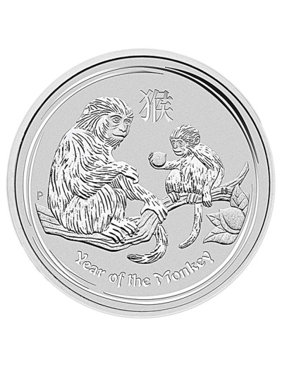 Moneta Rok Małpy 1 kg srebra 2016