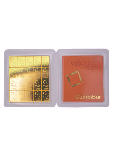 CombiBar złota sztabka Valcambi 20 x 1g