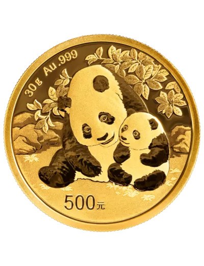 Chińska Panda 30 gramów złota