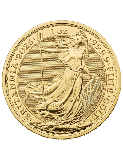 Złota moneta Britannia