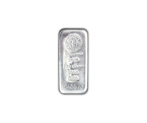 Sztabka srebra 1000 gramów