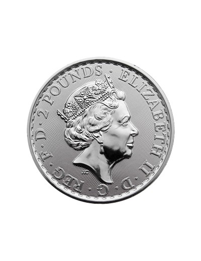 Srebrna moneta britannia 1 uncja tuba