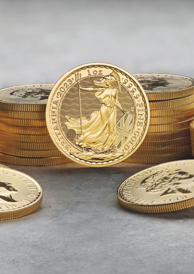 Moneta Złota Britannia